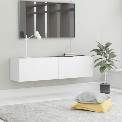 Modern wooden wall - mounted, tv