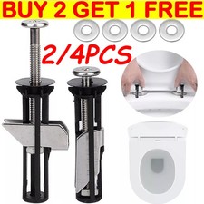 4pcs Toilet Fixing Screws Stainless Steel Toilet Seat Bolts Replacement Toilet
