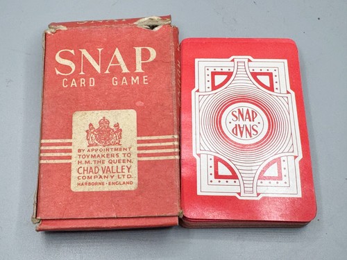 Vintage chad valley snap card - vintage,