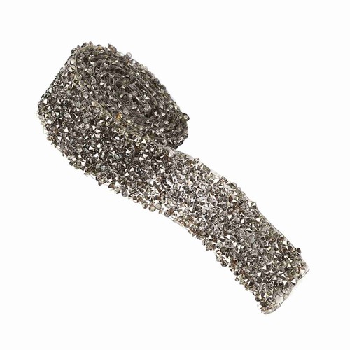 Diamante rhinestone mesh wrap - diamante,