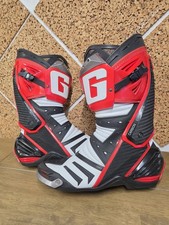 GAERNE GP1 Motorbike Motorcycle Boots - EU43 - Red