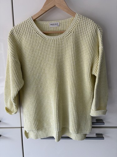 Indigo pale yellow - m,