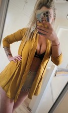 Zara Mustard Cardigan Size 8