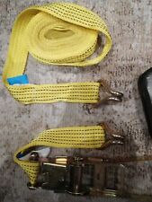 5000kg 5ton Heavy Duty 8 Meter X 50mm Ratchet Tie Down Strap Lorry Lashing 1X