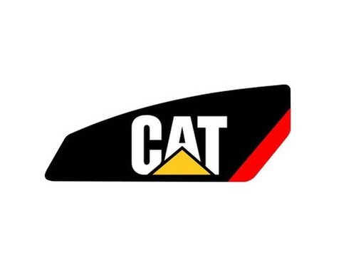 Cat excavator boom decal - cat,