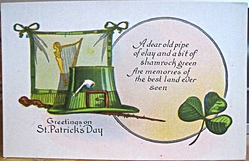 Irish postcard patrick - irish, patrick's