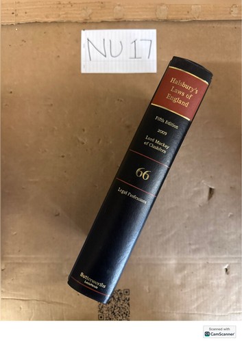 Halsbury laws england - of, 5th