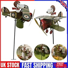 🐶Pilot Flying Biplane Wind