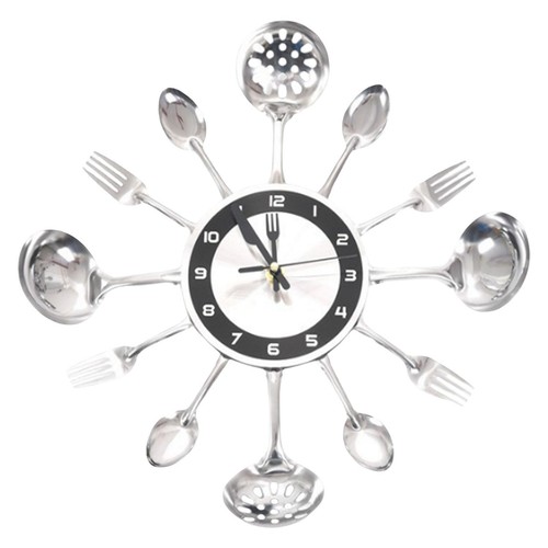 Cutlery wall clock - clock,