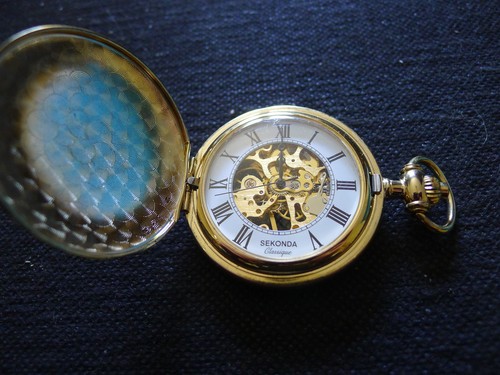 Sekonda 18jewel golden hunter - golden,