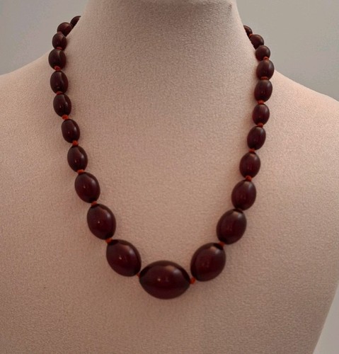 Vintage long cherry amber - vintage,