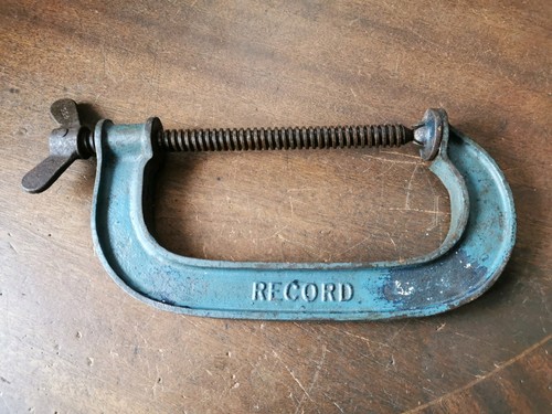 Vintage record clamp - vintage, g-clamp.