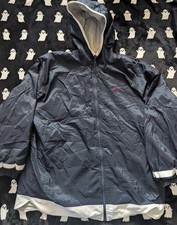 Vintage Nike Reversible Hooded Jacket – Navy/Grey – Size L