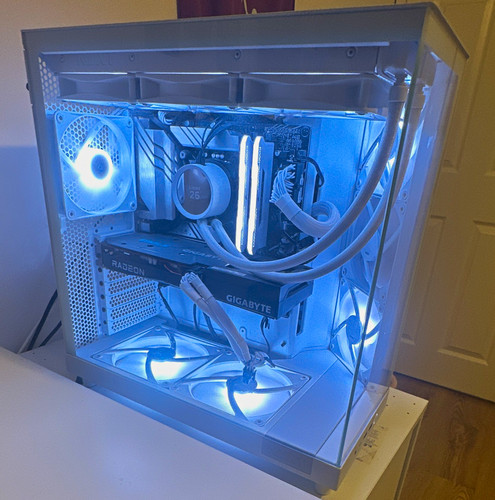 Custom white gaming rgb - custom,