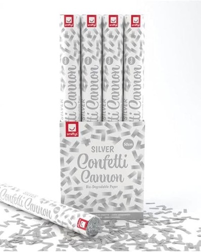 Silver 50cm confetti - silver,