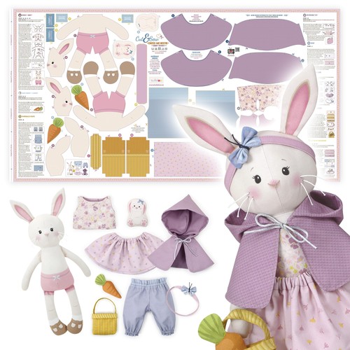 Doll sewing panel - panel, for
