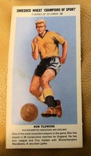 RON FLOWERS 1961 SHREDDED WHEAT CHAMPIONS OF SPORT TRADING CARD