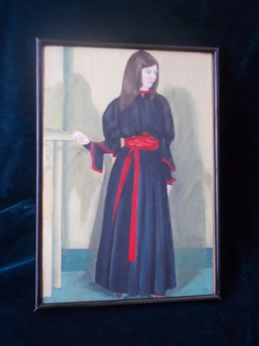 Original vintage oil painting - original,