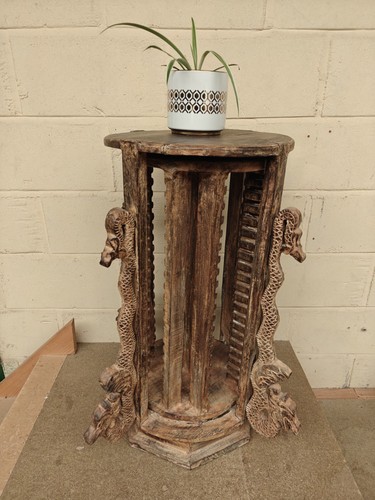 Unusual vintage wooden dragon - unusual,
