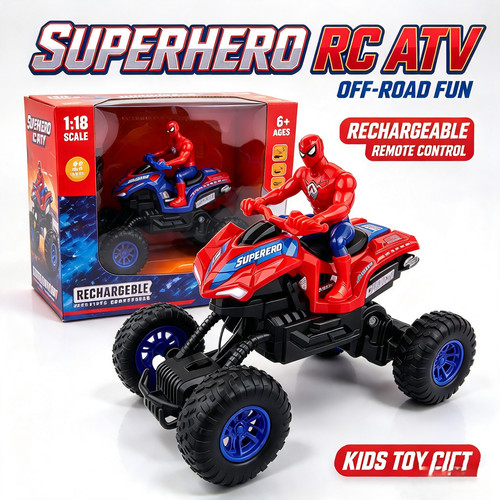 Spiderman rechargeable atv - rechargeable,
