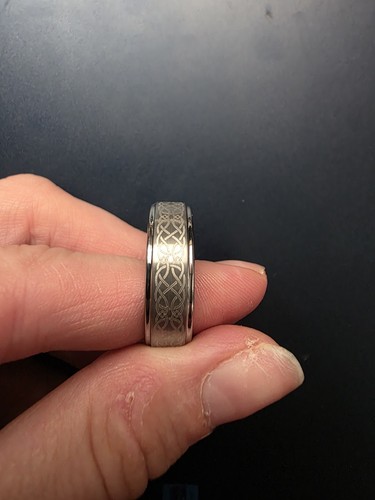 Tungsten carbide mens ring - tungsten,