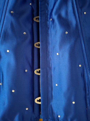 Beautiful royal blue corset
