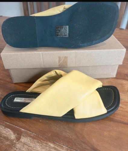 River island yellow leather - yellow,
