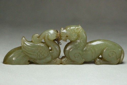 Chinese antique old hetian - chinese,