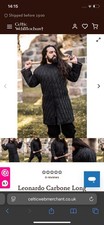 Long Gambeson Black L Medieval