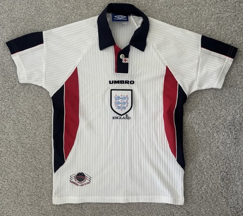 1997 england home shirt - england,