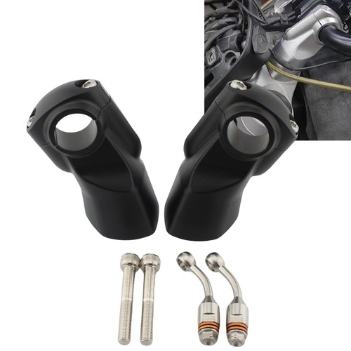 Black handlebar adapter riser - handlebar,