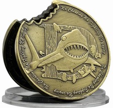 Pirate Shark Bite Coin Antique