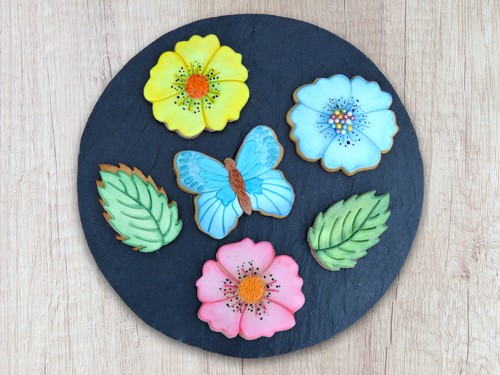 Butterfly flower set 6pc - flower,