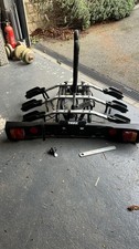 Thule 3 Bike Cycle Carrier Rack Tow Bar Ball Mounted, Lockable with 2 Keys