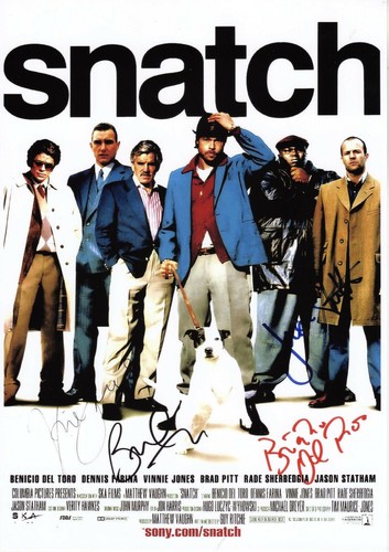 Snatch movie cast - cast, signed
