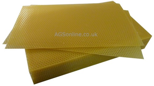 Beeswax foundation sheets - beeswax,