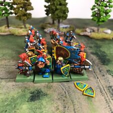 16 x Painted Ironbreakers Dwarfs OOP 1992 Marauder/GW Warhammer Old World WFB