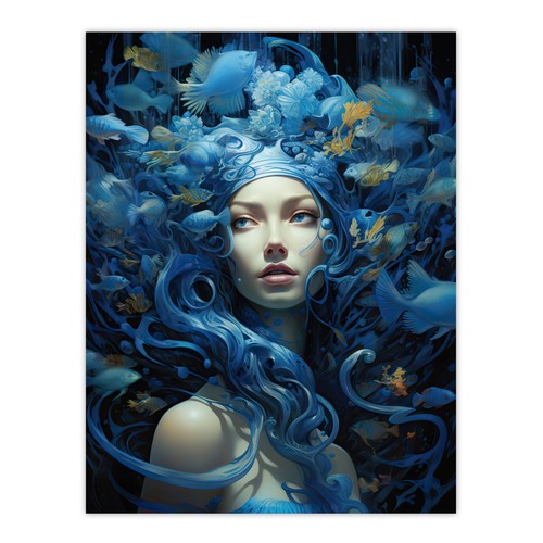 Goddess the sea mermaid - goddess,