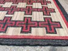 Handmade navajo rug Wool Jute