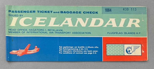 Icelandair vintage used - icelandair,