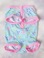 Build a Bear, Blue, Axolotl Print PJ Sleeper Pyjamas. B 320