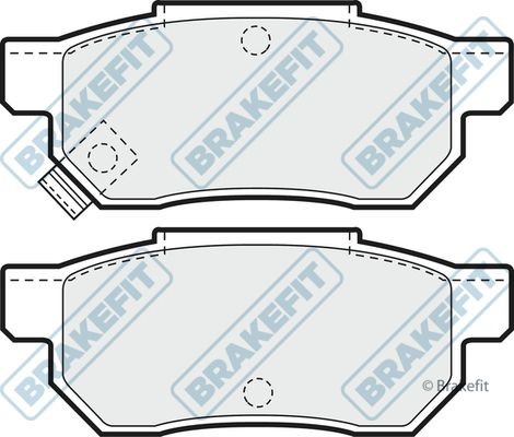 Apec rear brake pad - apec,