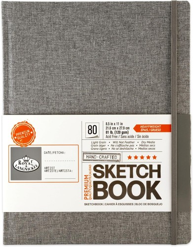 Artist sketch book - a4, grey