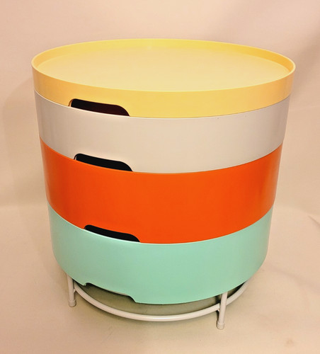 Ikea multicoloured round - ps,