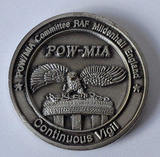 RAF MILDENHALL CHALLENGE COIN.