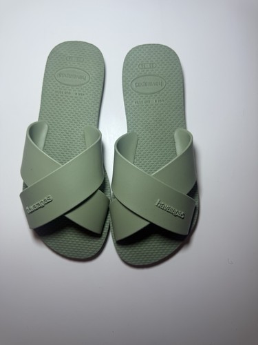 Havaianas womens green solid - womens,