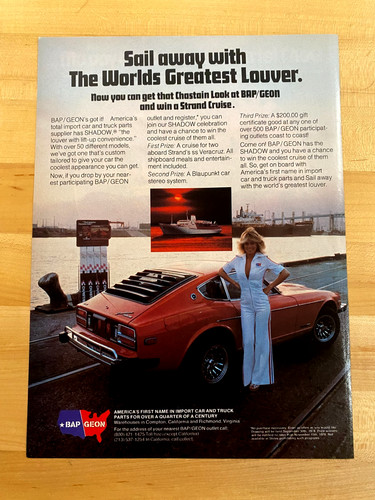 1979 print datsun 280z - ad,