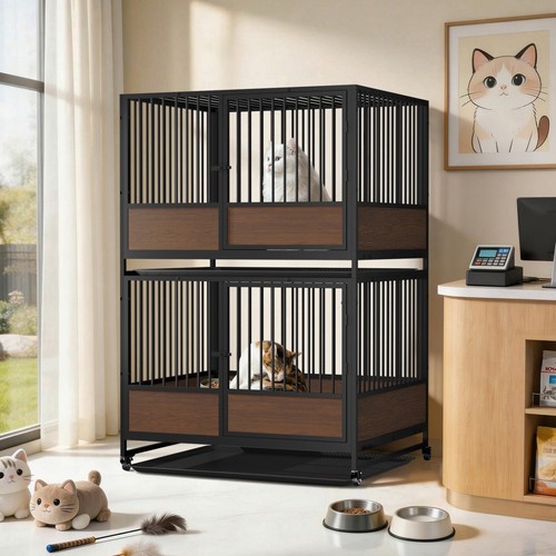 Tier stackable cat cage - tier,