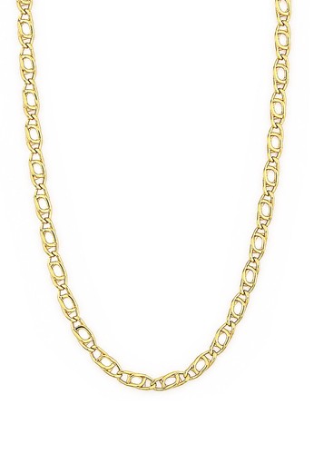 9ct yellow gold mariner - gold, chain