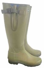 Ladies Le Chameau  Neoprene Blue Lined Wellington Boots Size Uk 6 EU 39